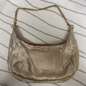 BCBG MaxAzria Gold Chain Shoulder Bag
